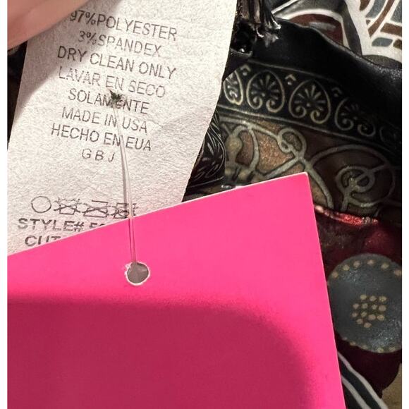 Rubber Ducky Baby Doll Midi Dress Women Small Black USA VTG Y2K Boho Hippie NEW - Picture 9 of 10